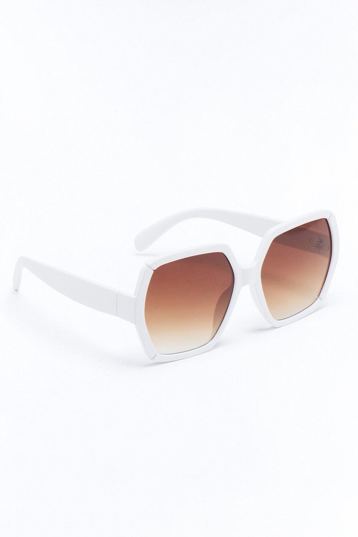 Absolutely Obsessed Sunglasses - White