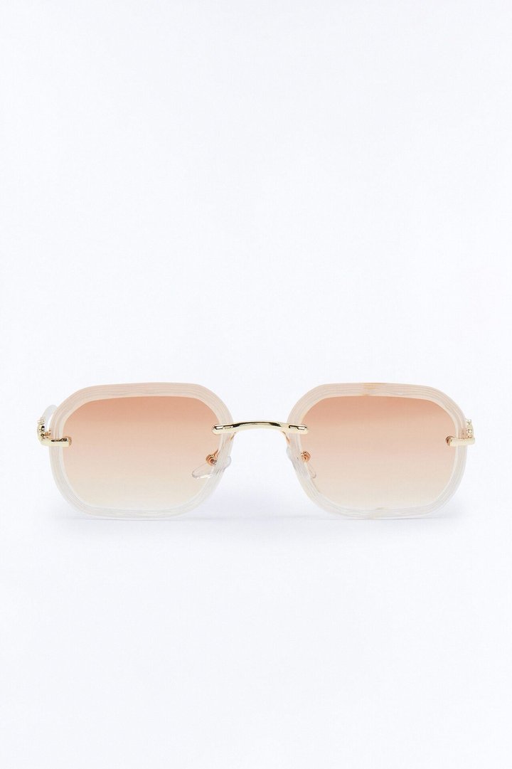 Elegantly Engraved Sunglasses - Orange