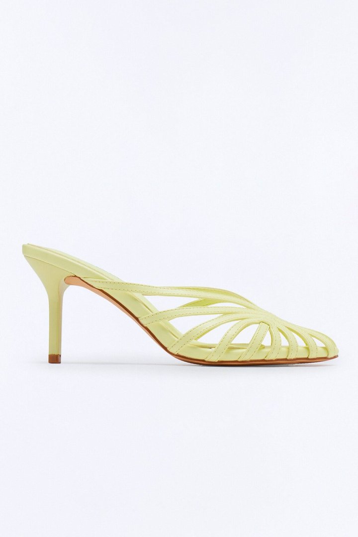 Larken Stiletto Pumps - NeonYellow