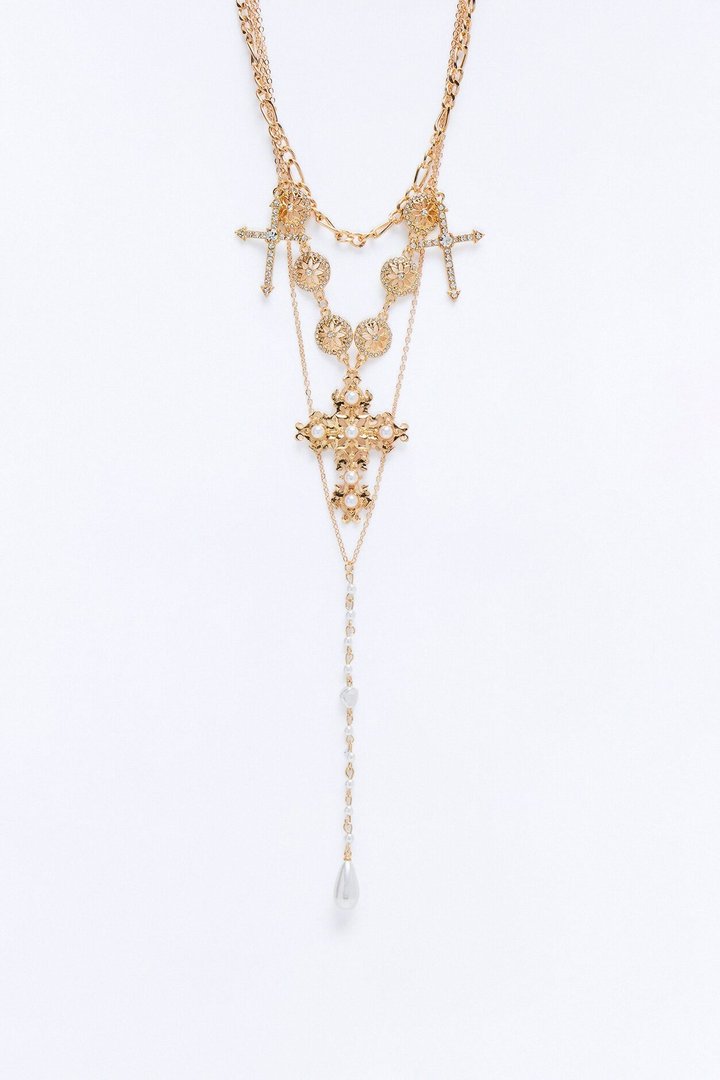 Living Life Lariat Necklace - Gold