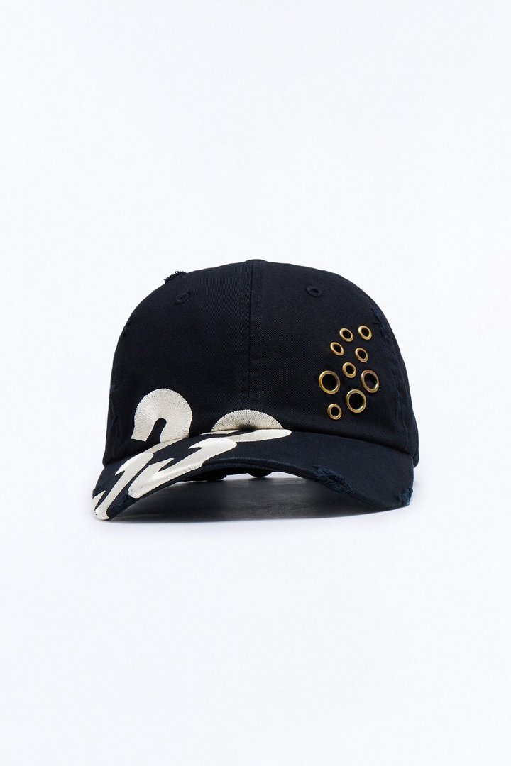 33 Rings Cotton Twill Unstructured Snapback Hat - Black