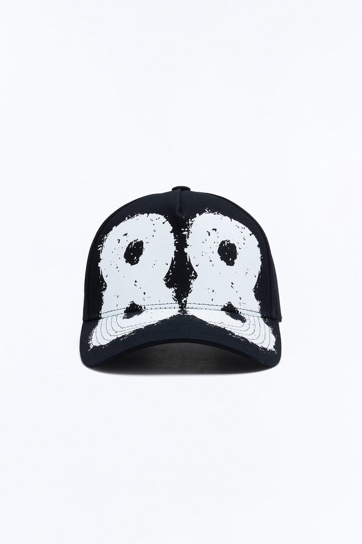 Born In 88 Cotton Twill Snapback Hat - Black
