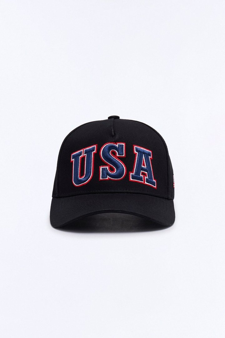 USA Love Baseball Hat - Black/combo