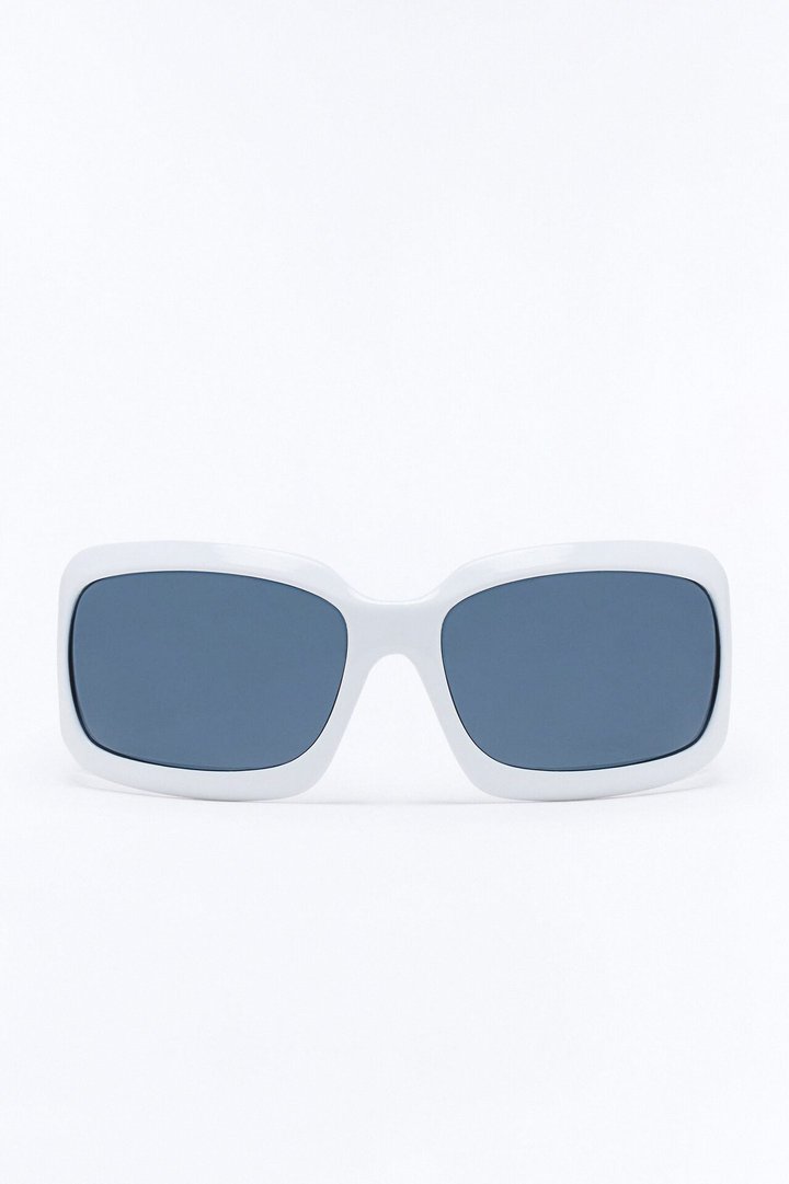 Face The Feelings Sunglasses - White
