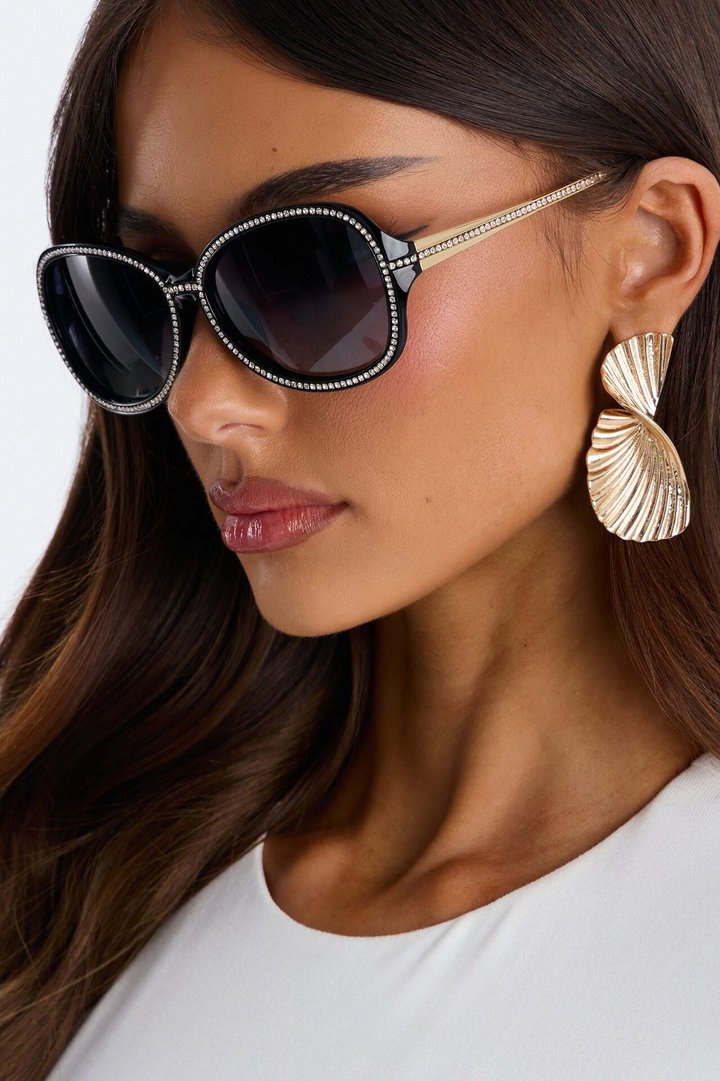 Diamond Daze Sunglasses - Black