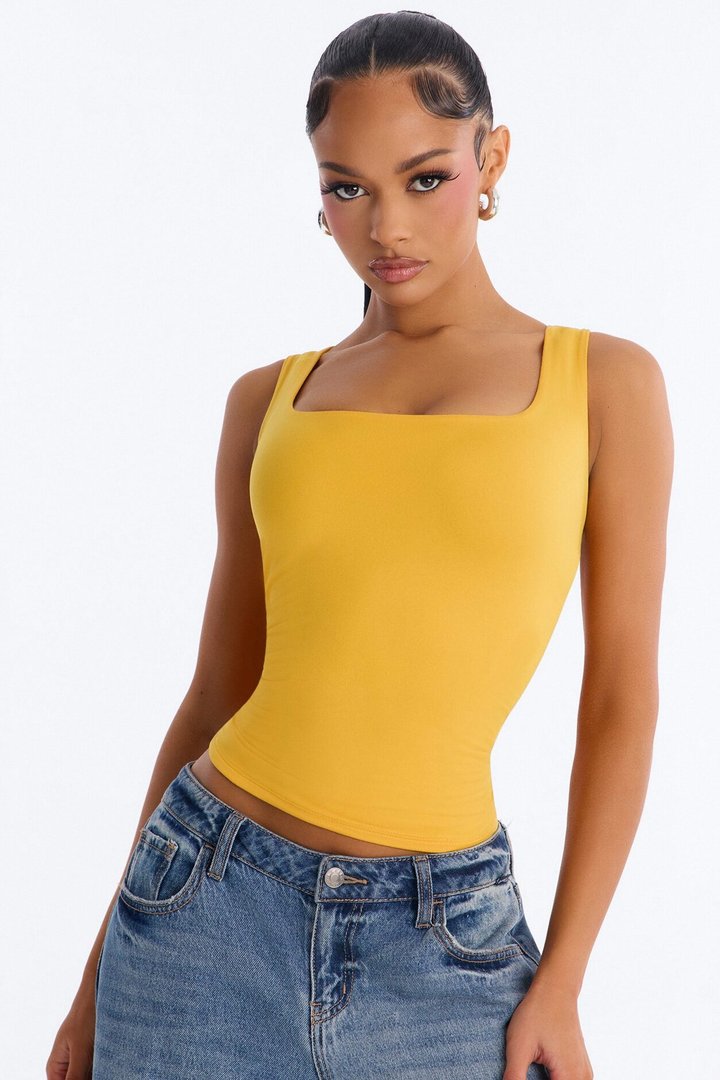 Thalia Tank Top - Orange