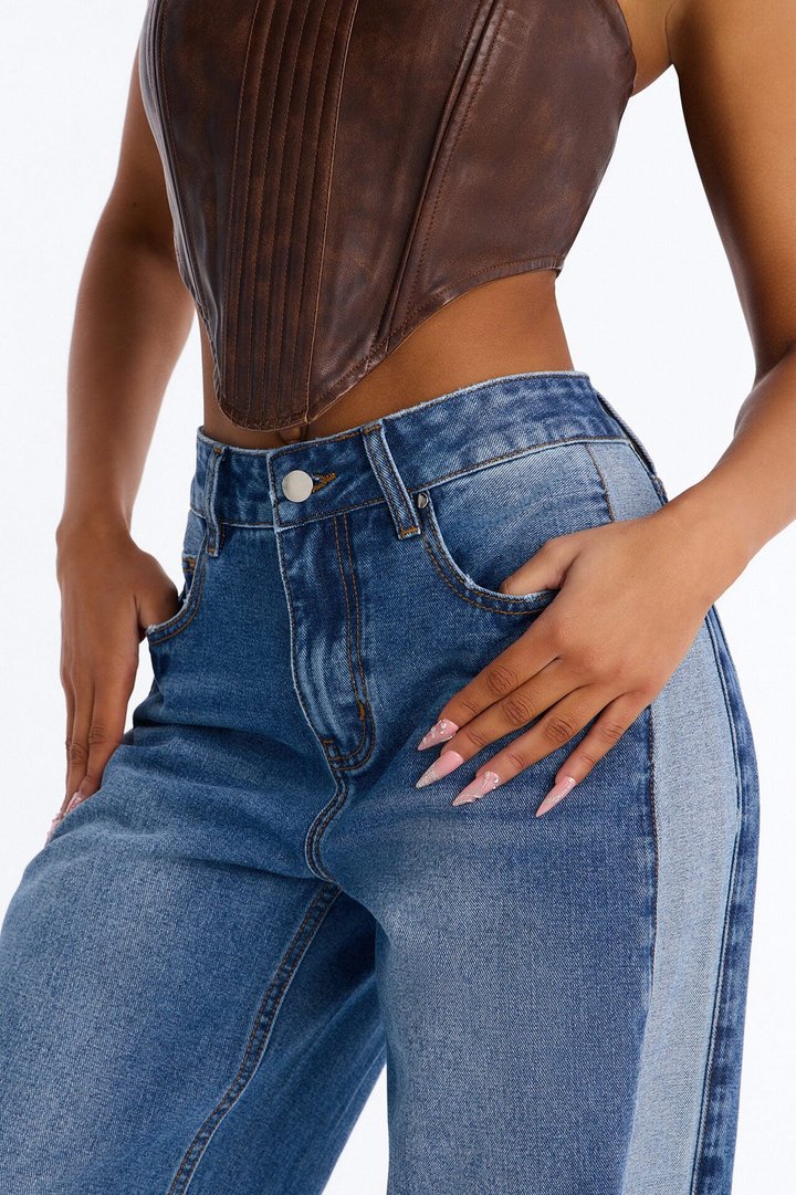 Backroad Baby Wide Leg Jeans - Dark Wash