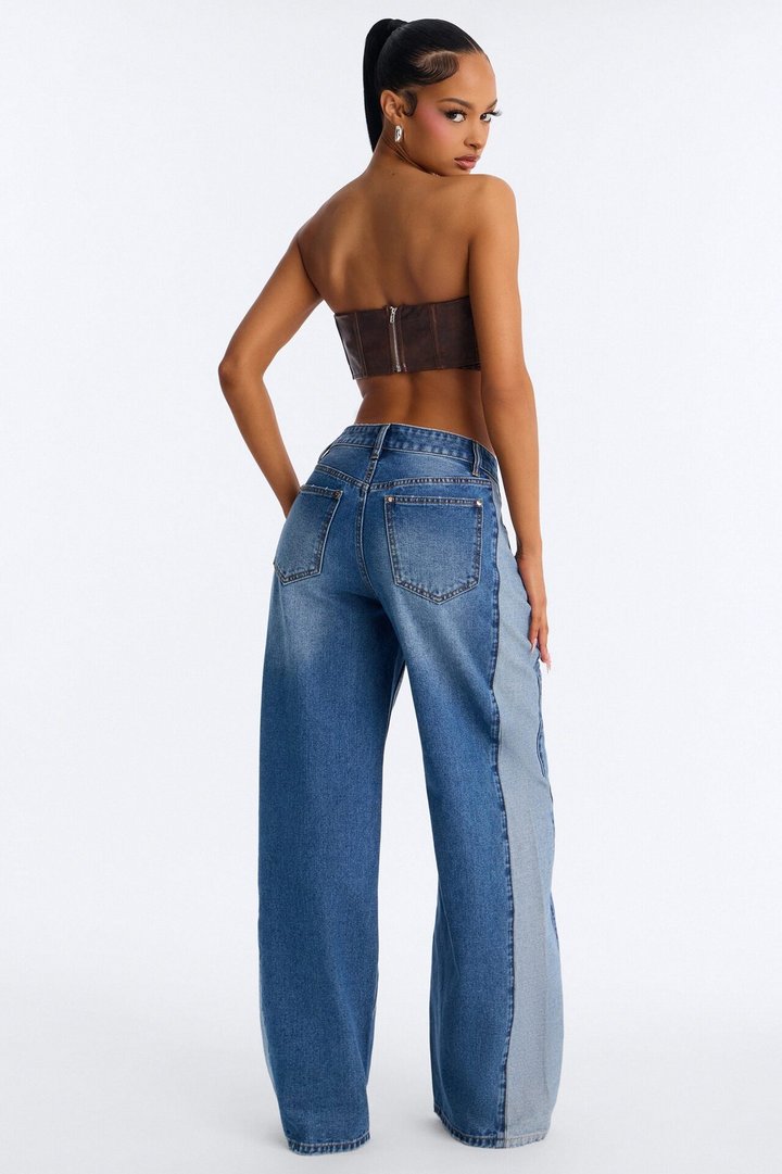 Backroad Baby Wide Leg Jeans - Dark Wash