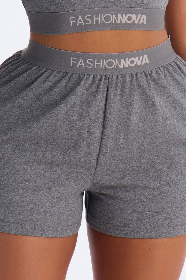FN Mood Loose Cotton Boxer - Charcoal