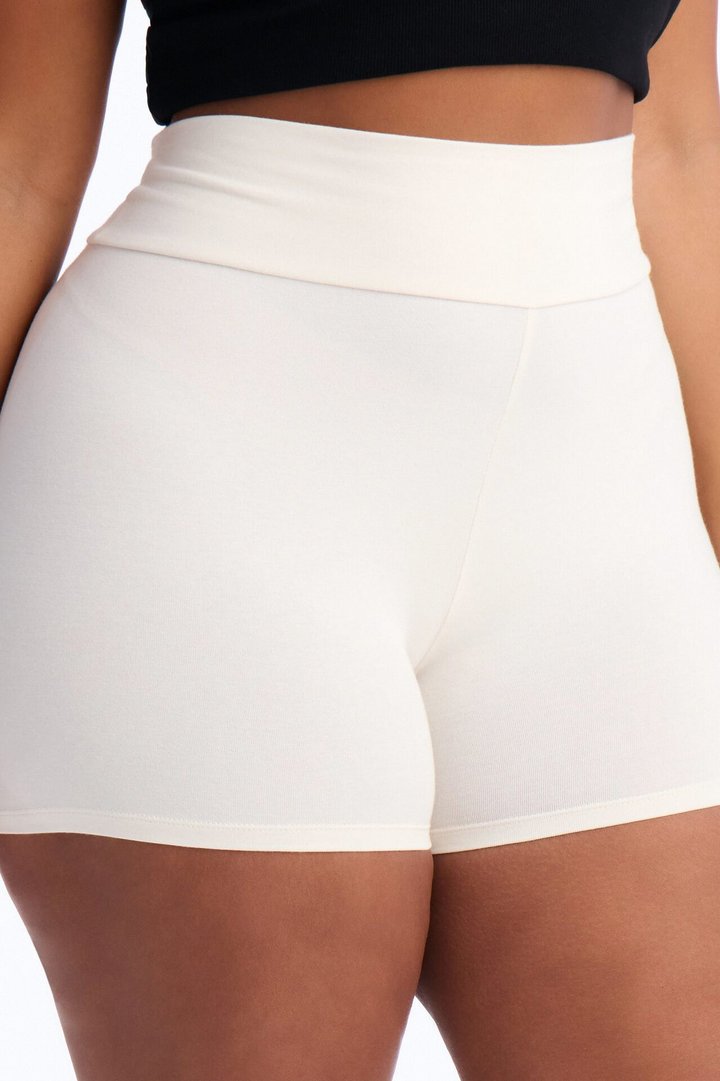 Hailey Biker Shorts - Stone