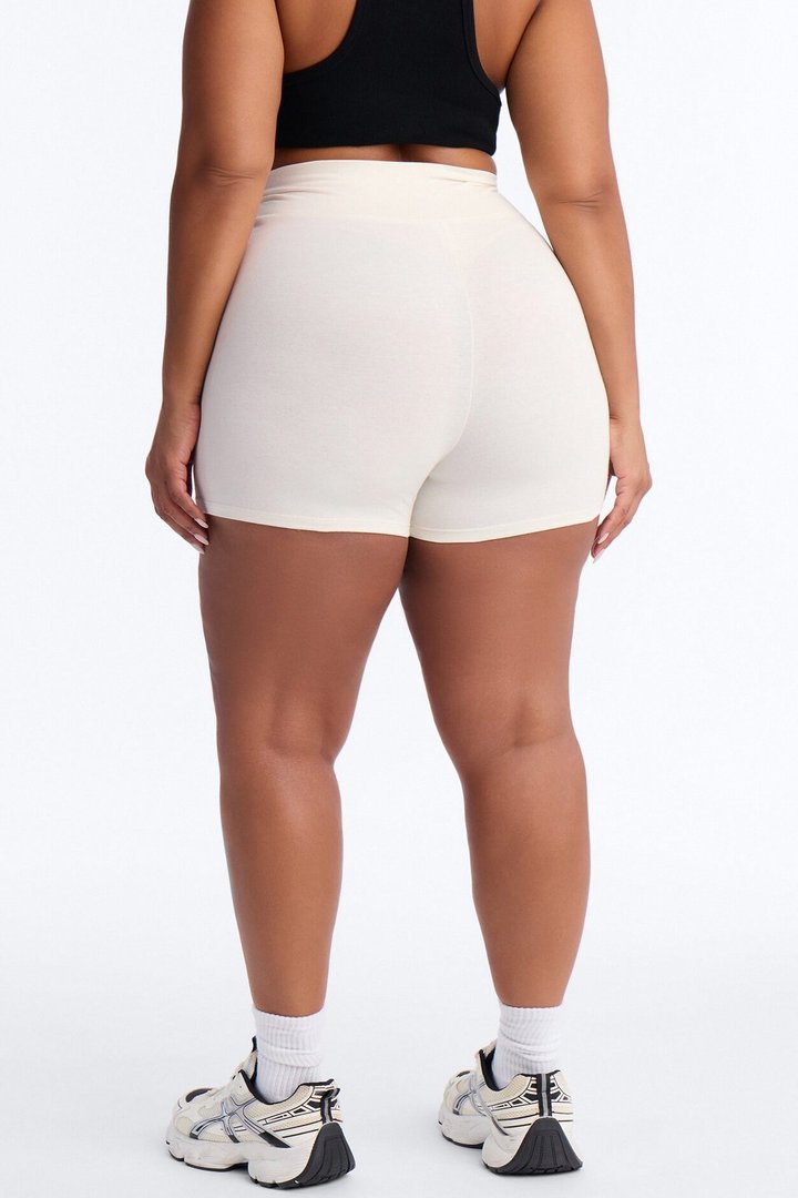 Hailey Biker Shorts - Stone