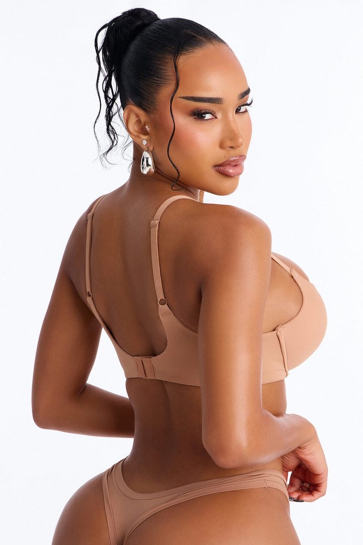 Nova Microfiber Extreme Lift Level 3 Push Up Bra - Nude