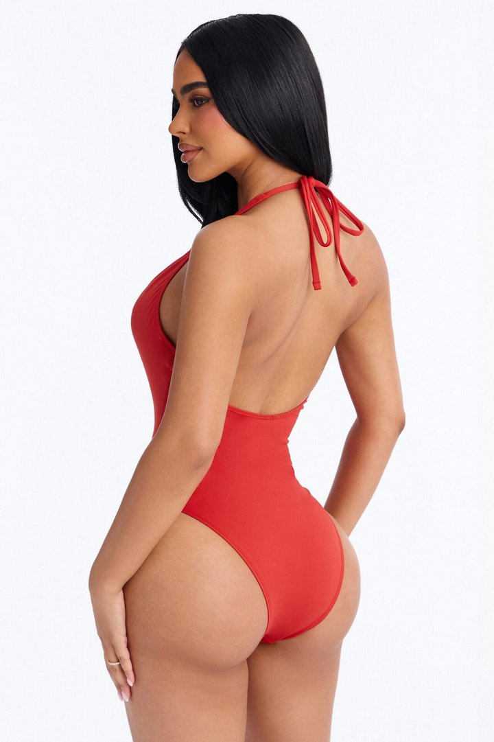 I'm Bad For You 1pc Swimsuit - Rust