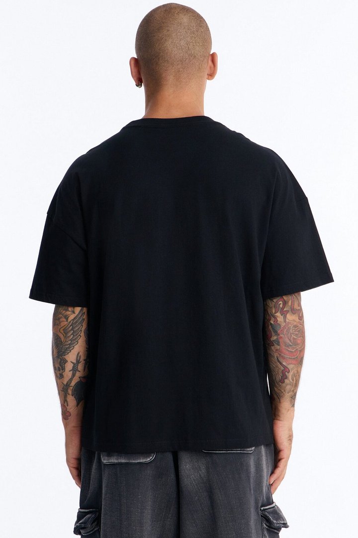 Manifest Success Boxy Short Sleeve Tee - Black