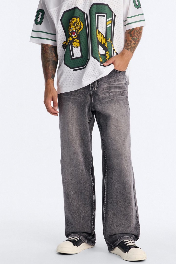Brooklyn Baggy Jean - Black Wash