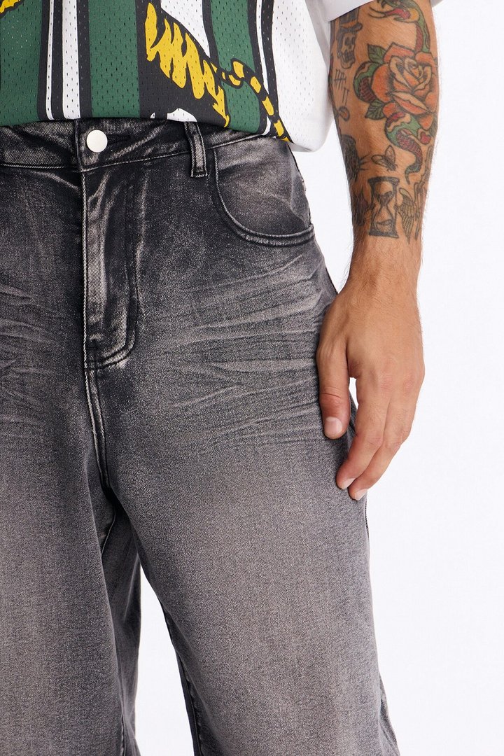 Brooklyn Baggy Jean - Black Wash