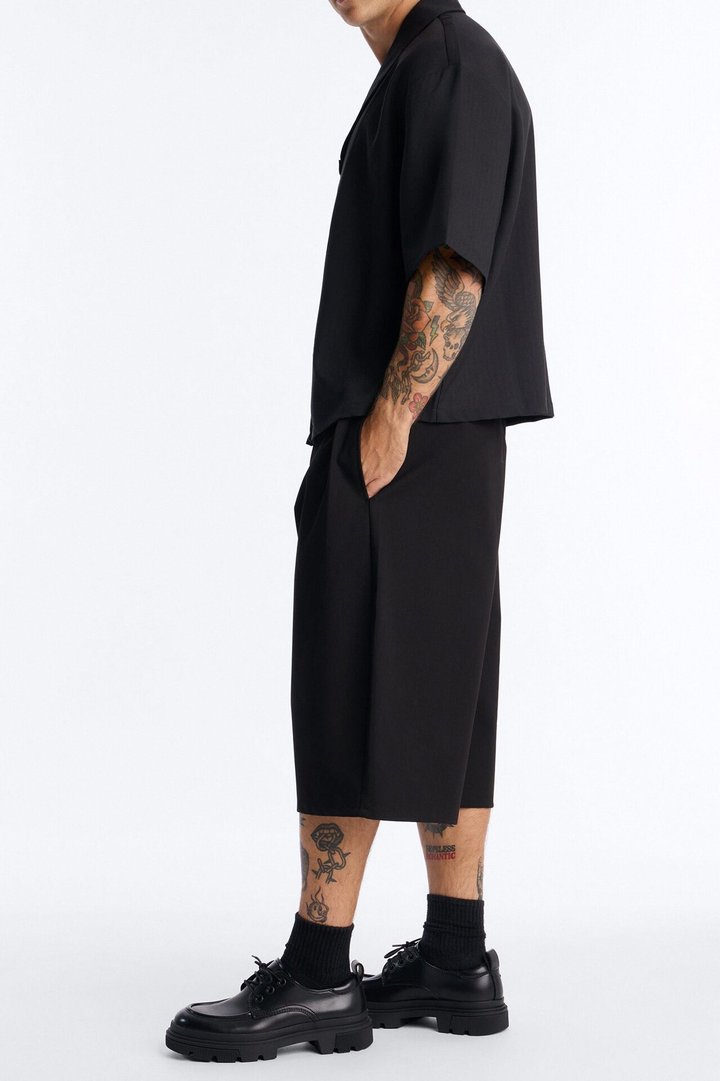 Laguna Baggy Trouser Short - Black