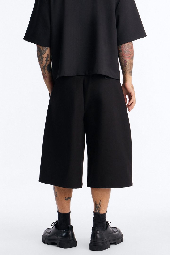 Laguna Baggy Trouser Short - Black