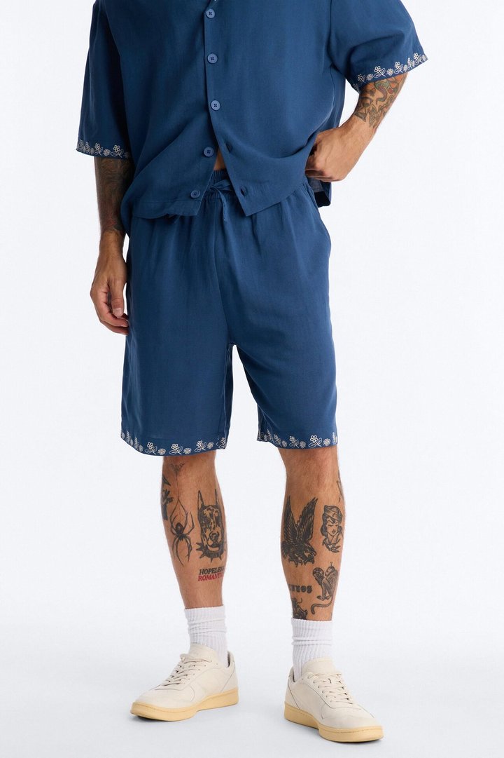 Relaxed Harbor Hideaway Short - Navy