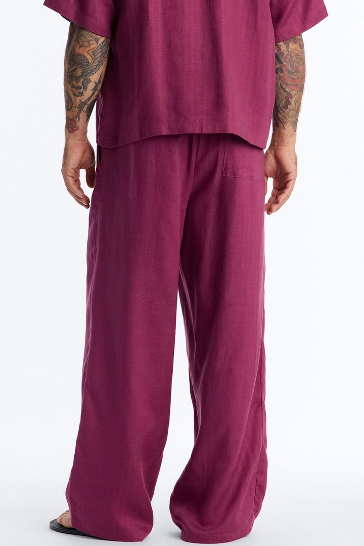 Wide Leg Wastelander Pant - Purple
