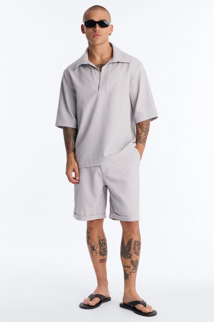 Sorrento Relaxed Polo - Grey