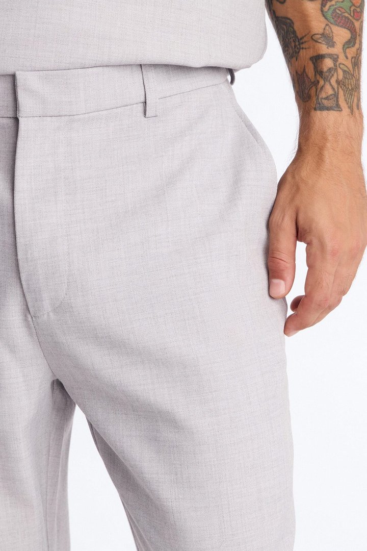 Sorrento Relaxed Trouser - Light Grey