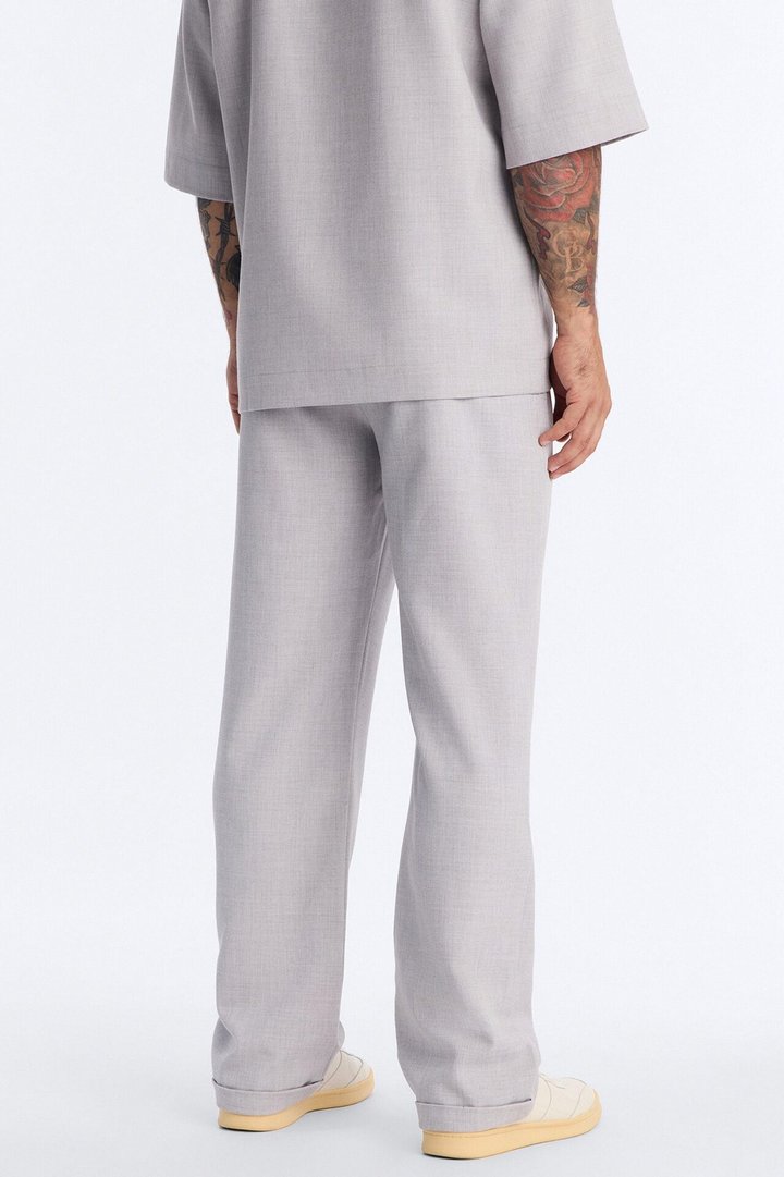 Sorrento Relaxed Trouser - Light Grey