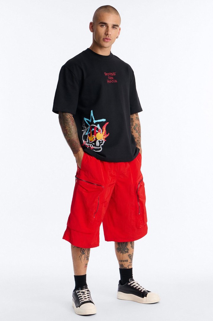 Respect For Hustle Short Sleeve Tee - Black