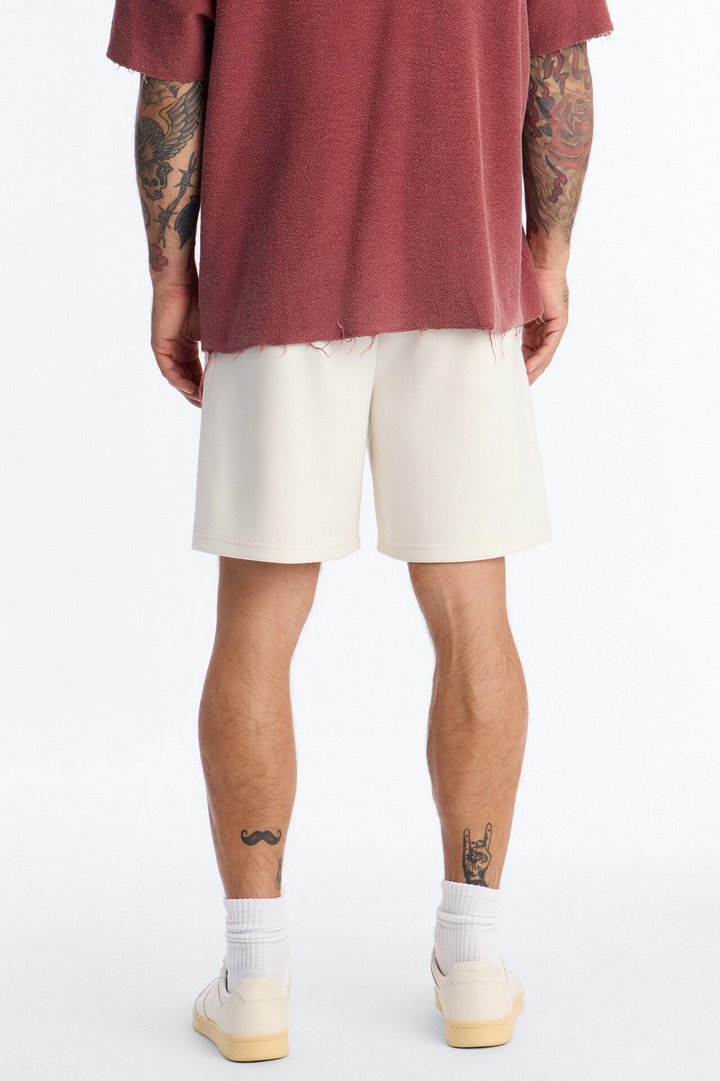 Savoy Pleated Short - Cream