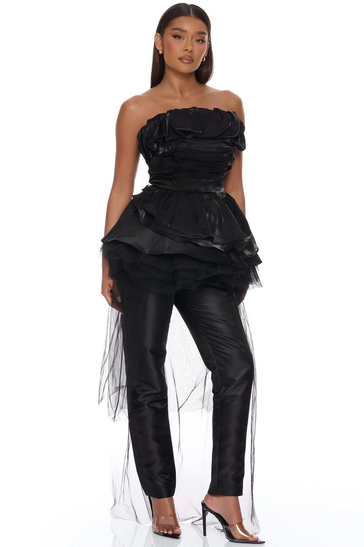 Star Of The Show Pant Set - Black