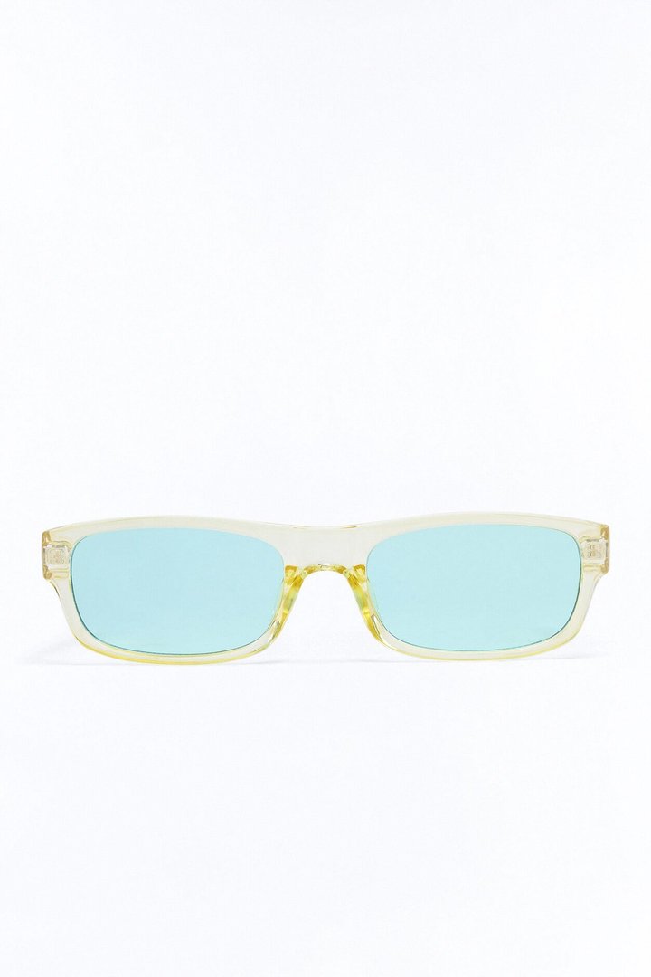 Too Good To Be True Square Sunglasses - Green