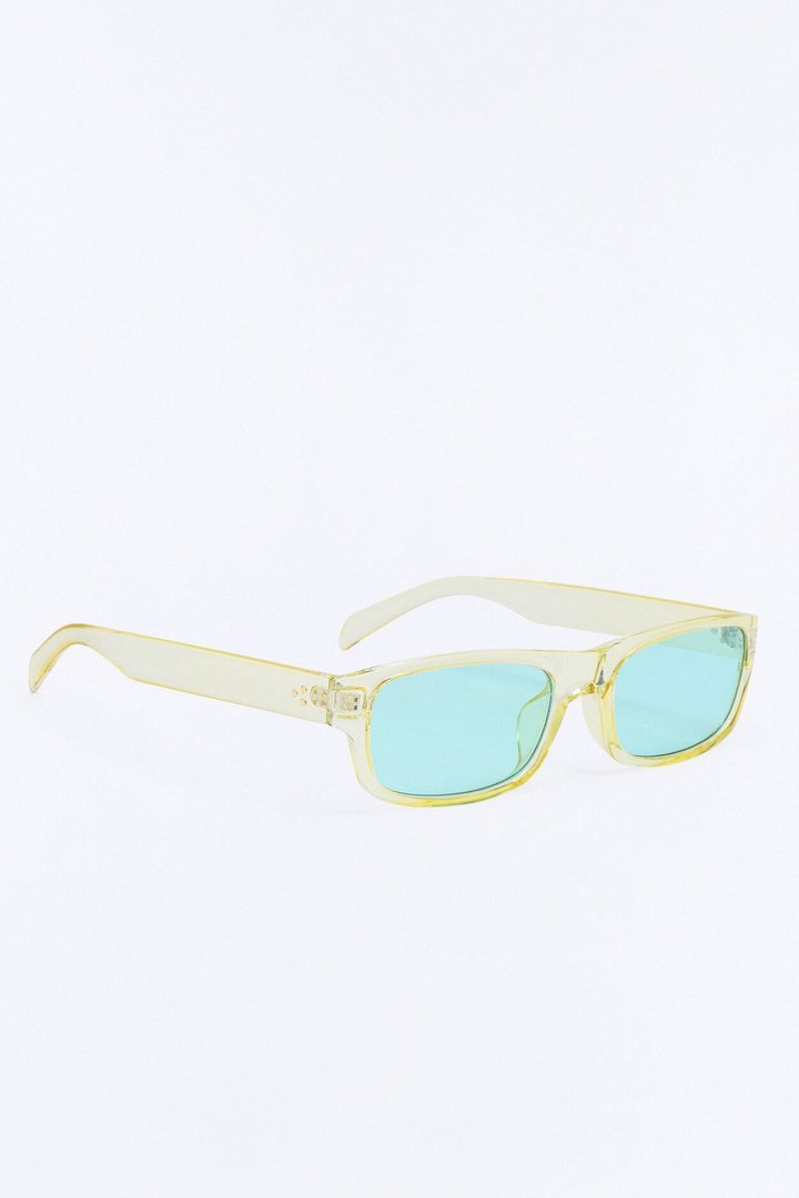 Too Good To Be True Square Sunglasses - Green