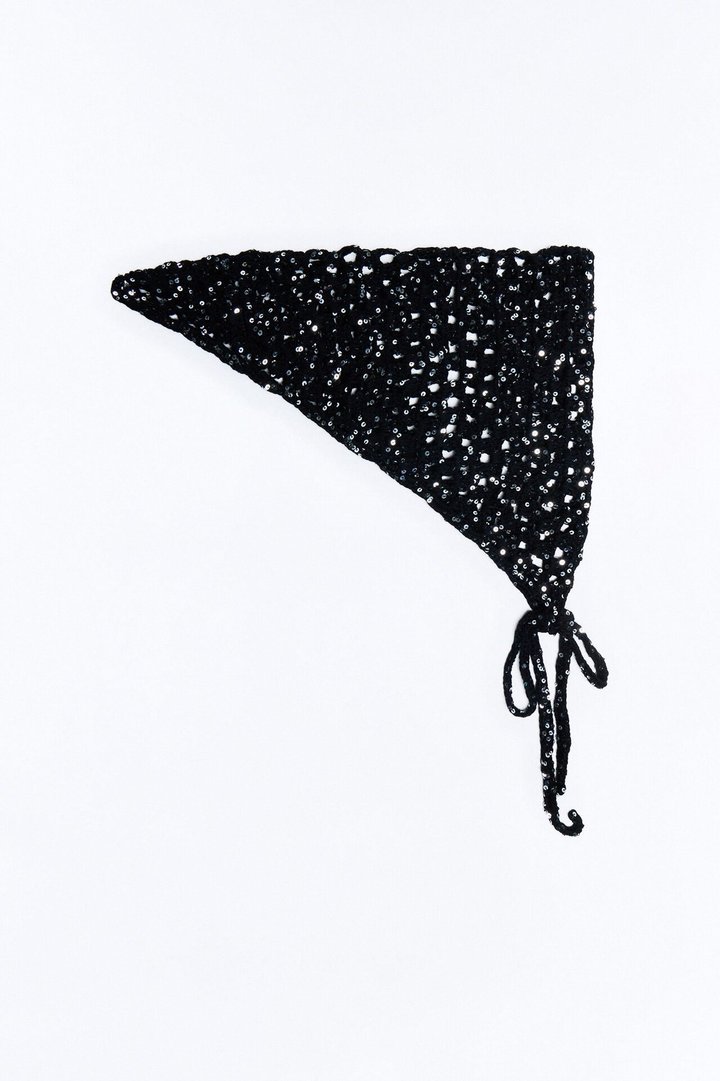 Mermaid Living Head Wrap - Black