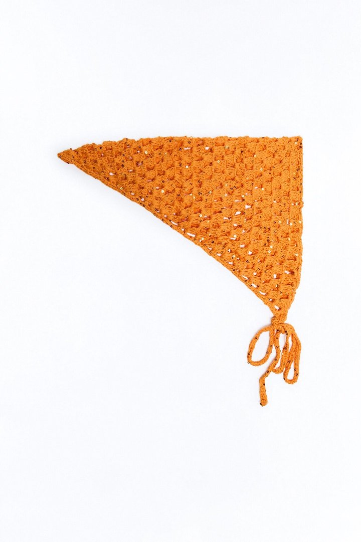 Mermaid Living Head Wrap - Orange