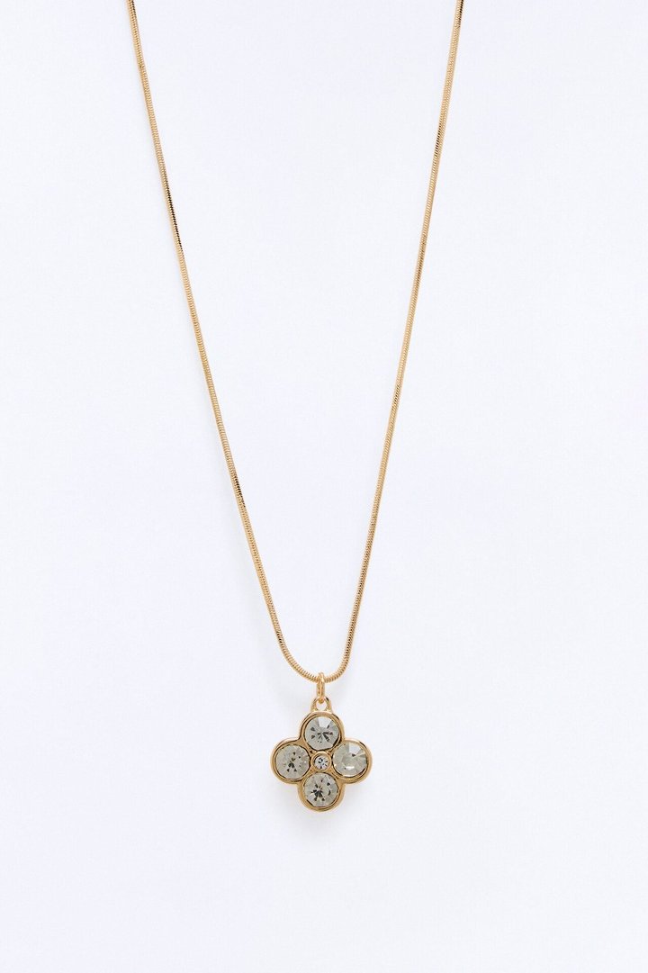 Clover Shine Necklace - Gold
