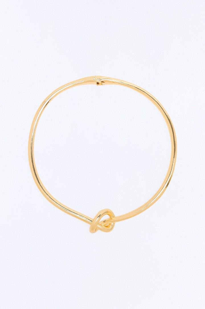 Tied Together Choker - Gold