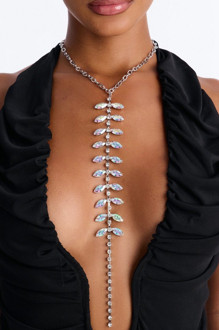 Indecision Lariat Necklace - Silver