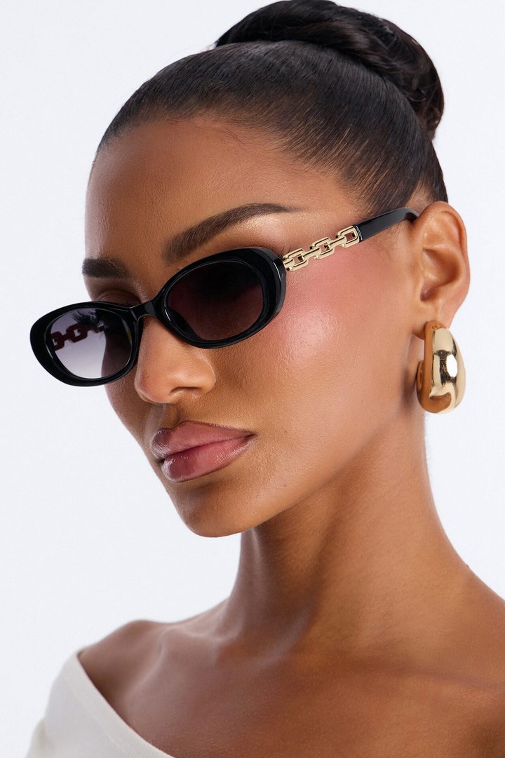 Let's Link Later Sunglasses - Black