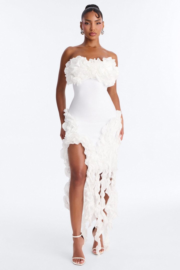 Leila Bandage Mini Dress - White