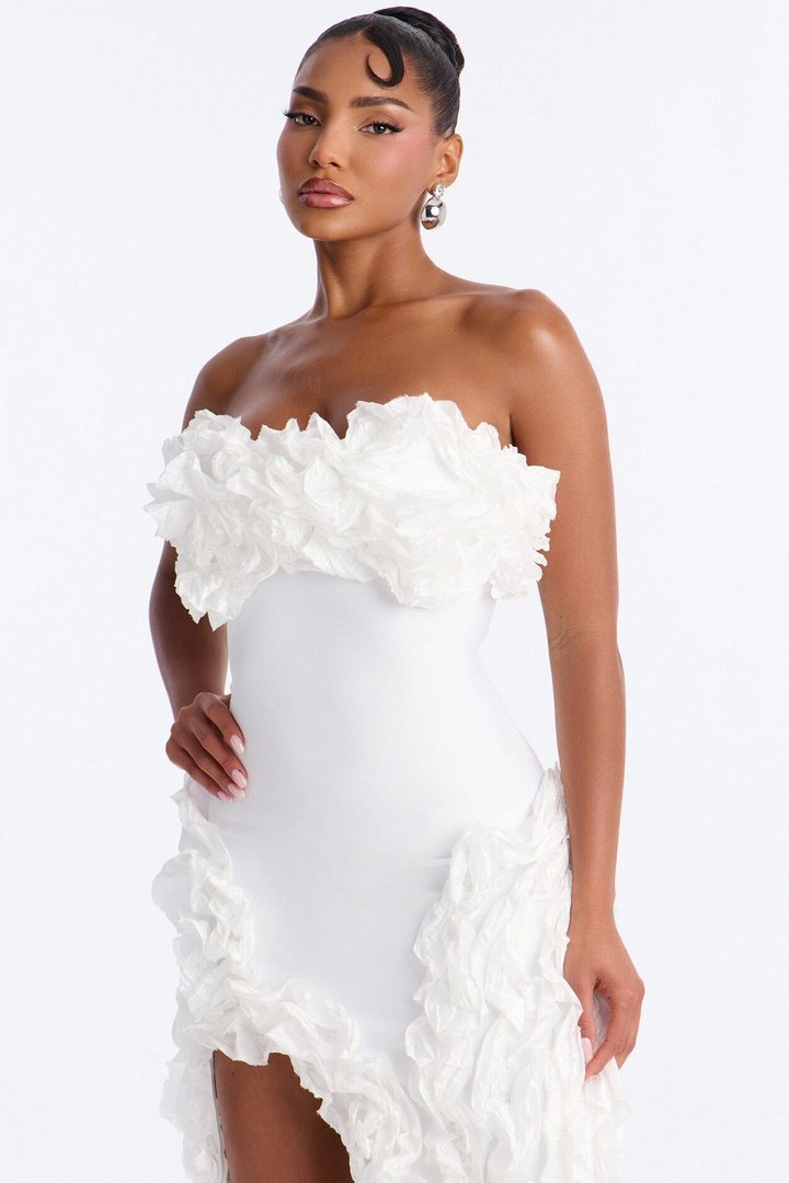 Leila Bandage Mini Dress - White