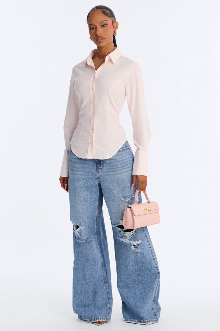 Limited Edition Poplin Shirt - Soft Pink