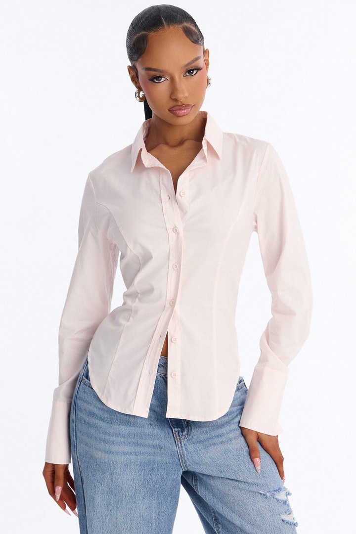 Limited Edition Poplin Shirt - Soft Pink