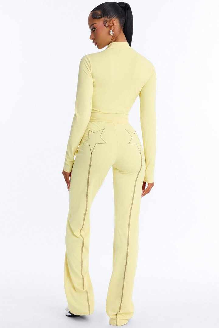 Future Star Flare Pant Set - Yellow