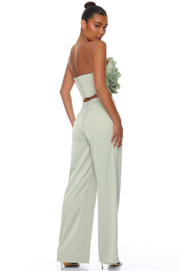Coast To Coast Pant Set - Sage