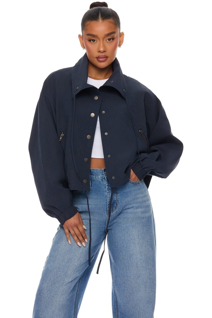 So Effortless Cargo Jacket - Navy