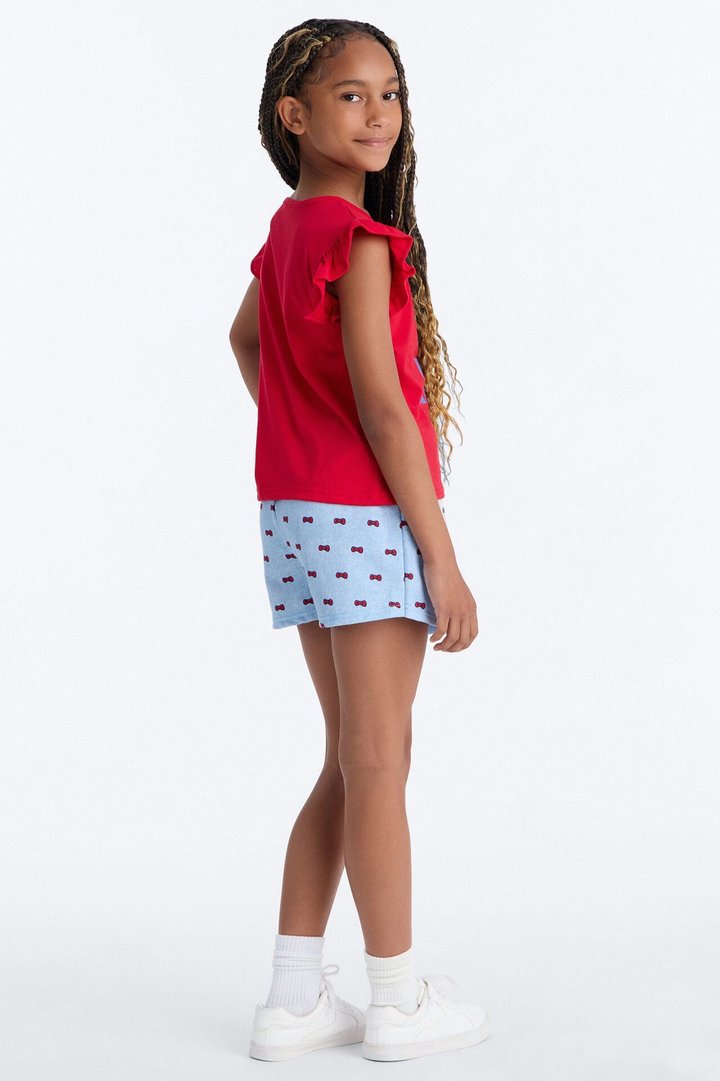 Mini Hello Kitty Positively Perfect Skort Set - Red/combo