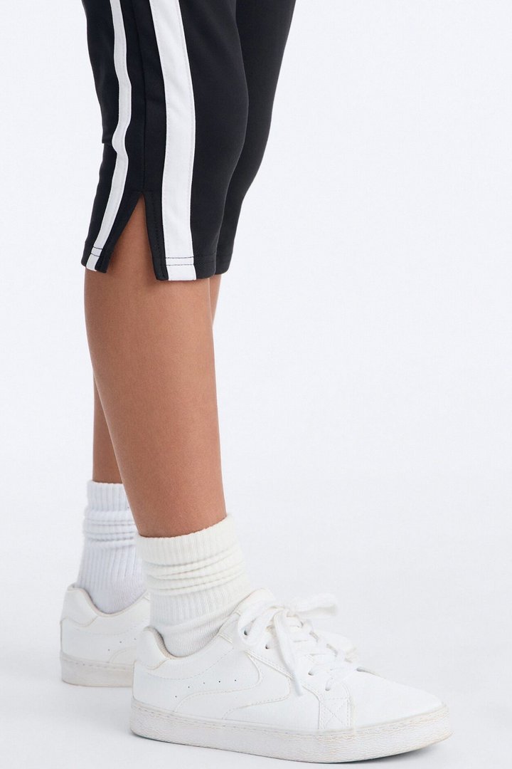 Mini Athena Capri Set - Black/White