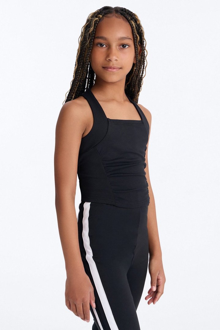 Mini Athena Capri Set - Black/White