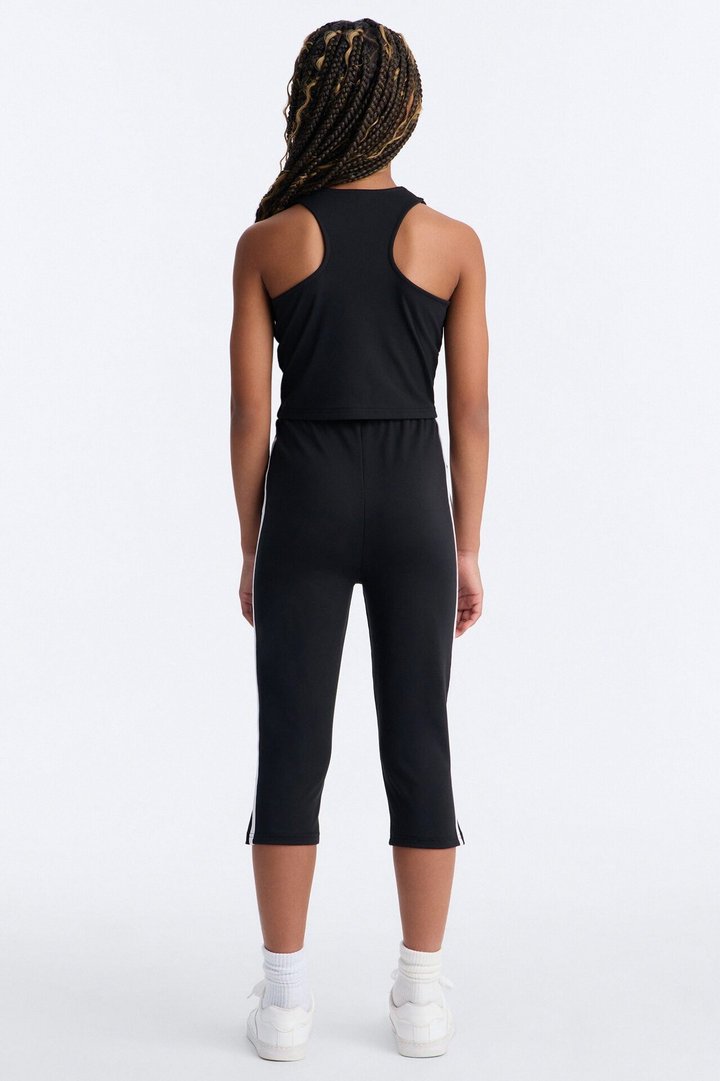 Mini Athena Capri Set - Black/White