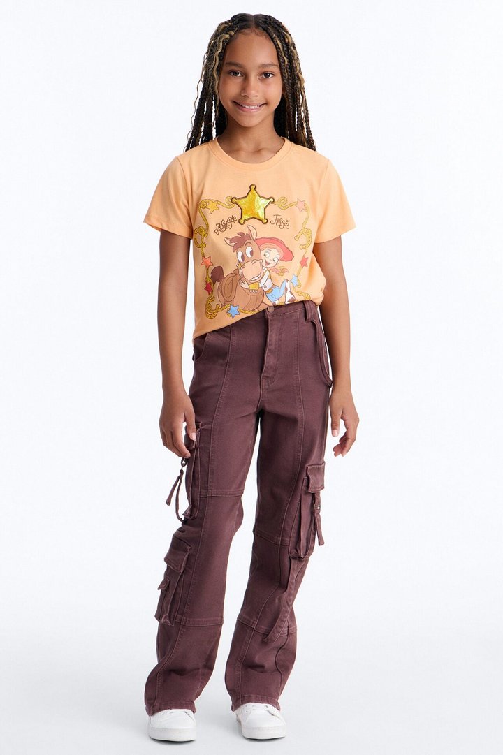 Mini Campbell Cargo Pant - Chocolate